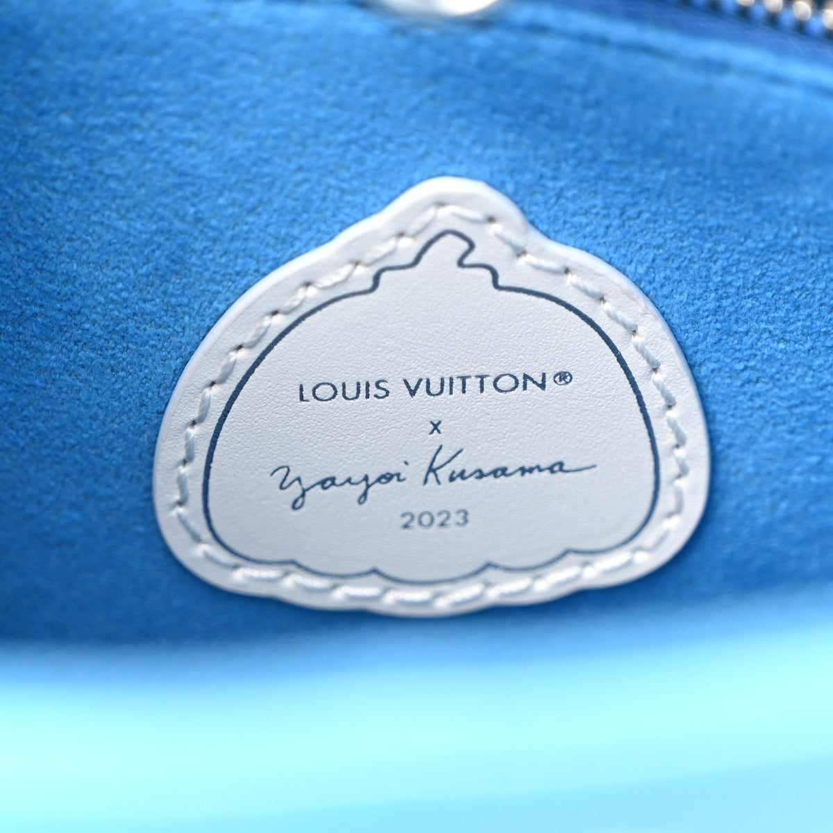 LV X YK Empreinte Monogram Giant Onthego PM Blue White