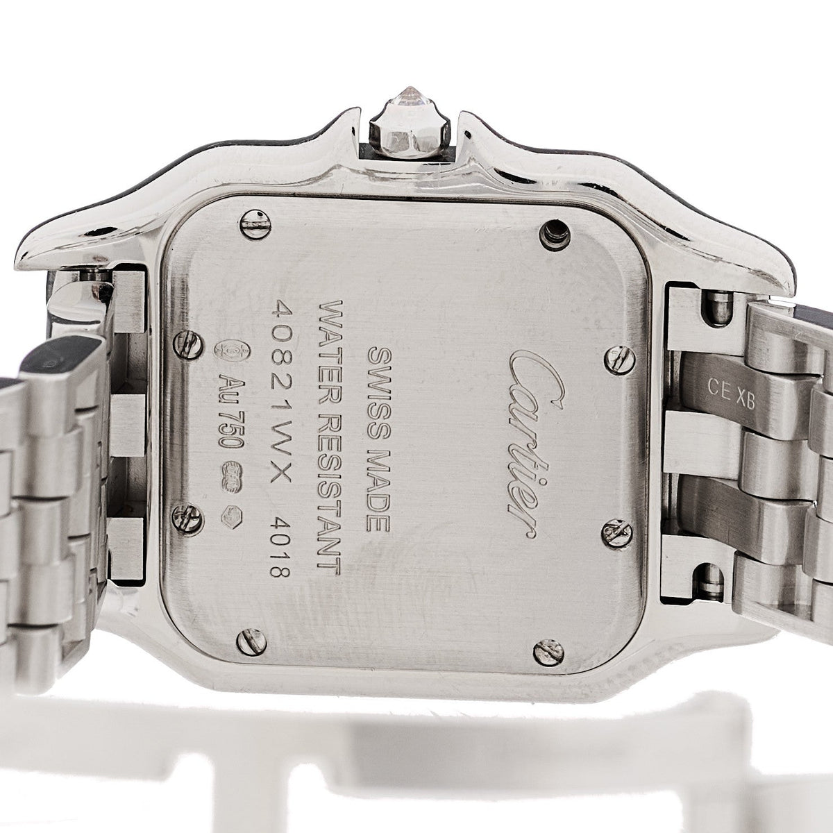 18K White Gold Diamond 27mm Panthere Quartz Watch