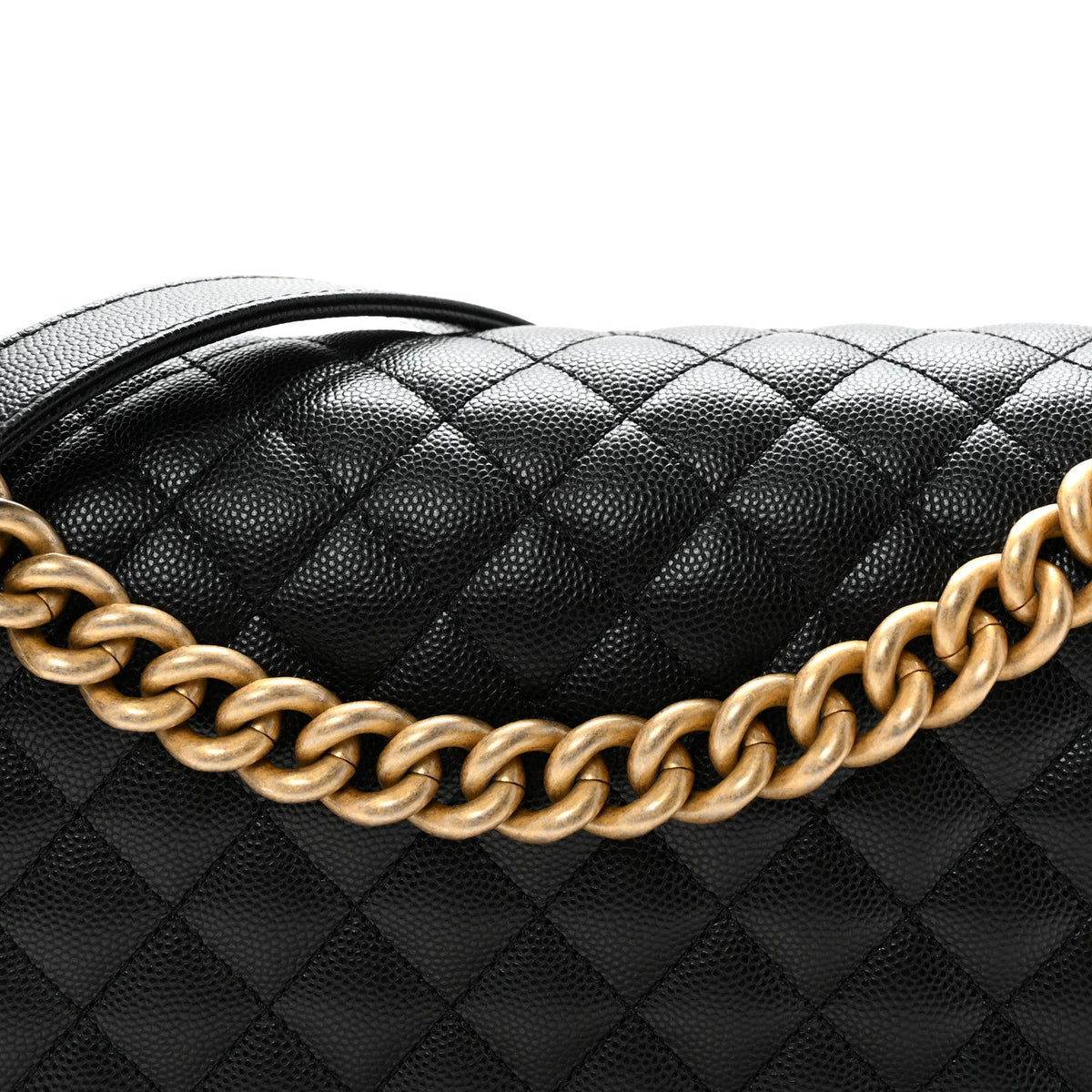 Caviar Quilted New Medium Boy Flap Black