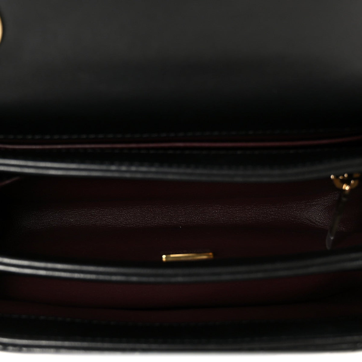 Lambskin Quilted Mini Trendy CC Dual Handle Flap Bag Black