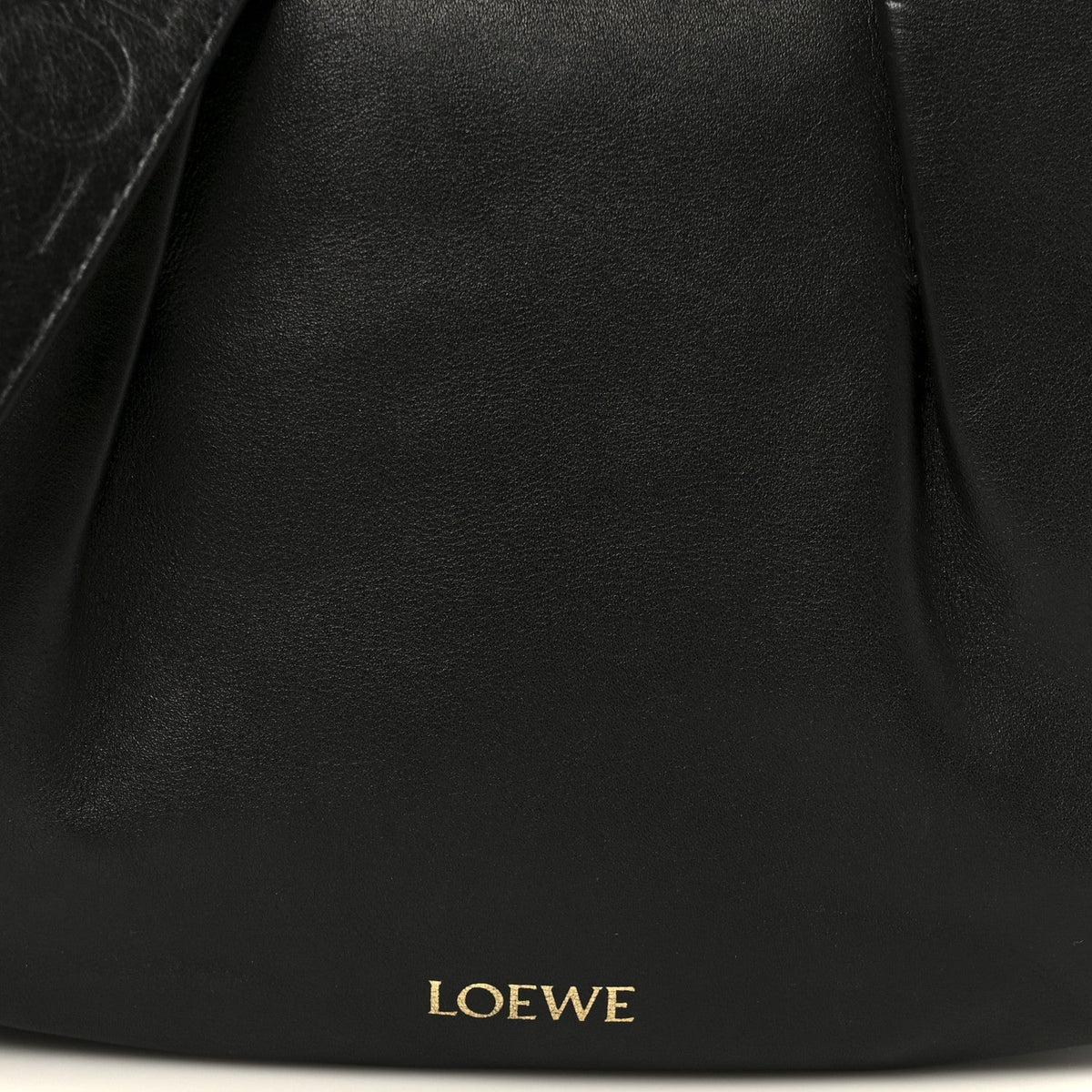 Shiny Nappa Calfskin Paseo Satchel Black