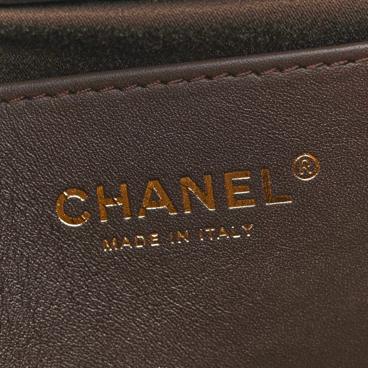 Suede Quilted Small Chanel 25 Handbag Dark Brown