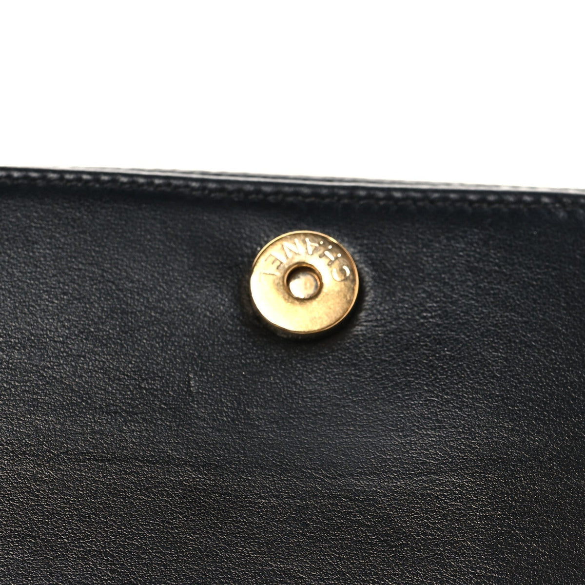 Caviar Quilted Boy Wallet On Chain WOC Black