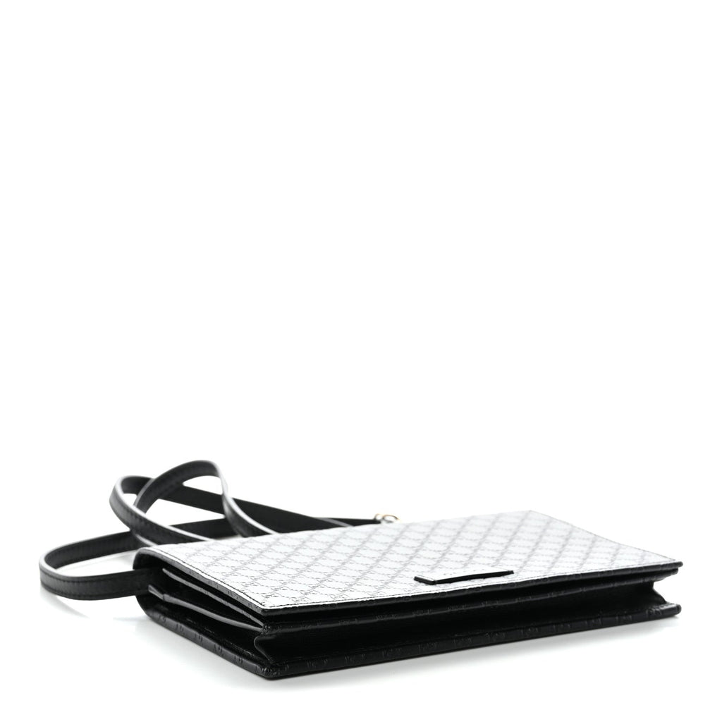 Soft Microguccissima Crossbody Wallet Black