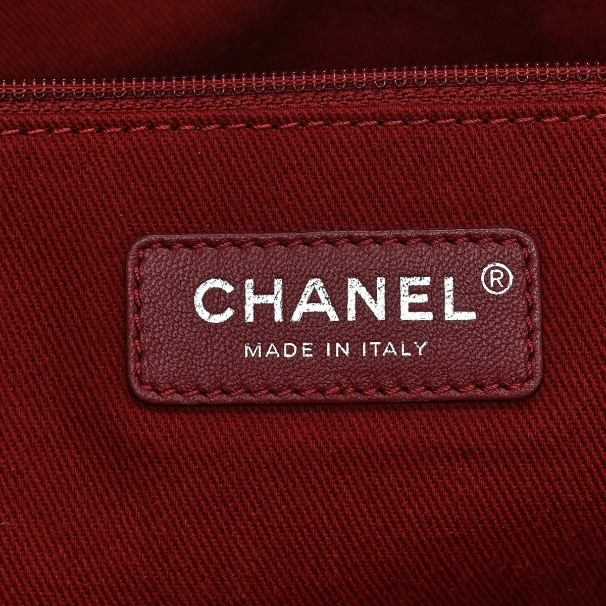 Canvas Small Deauville Tote Red
