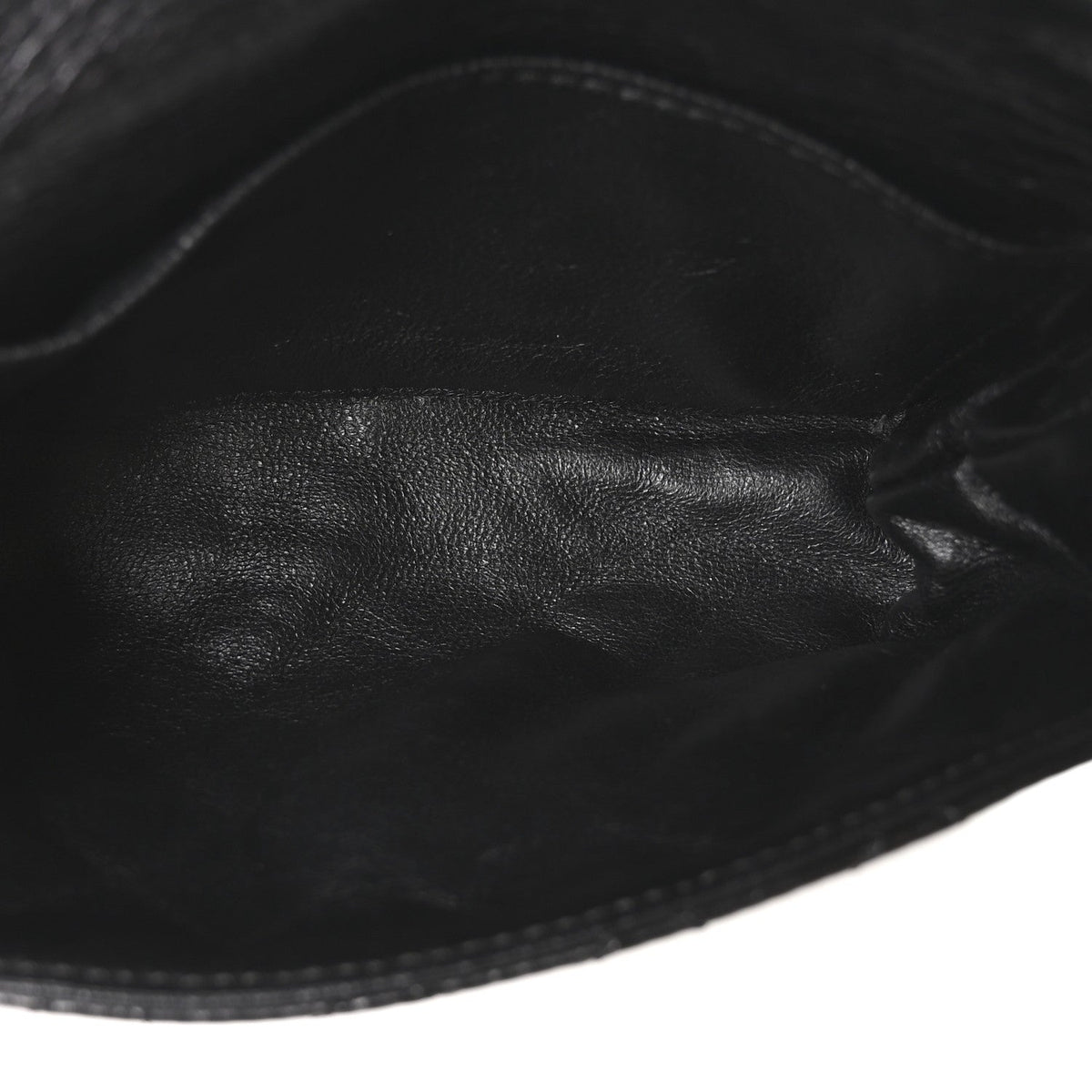 Glazed Calfskin Quilted 2.55 Reissue Flap Belt Bag Clutch 85 34 Black