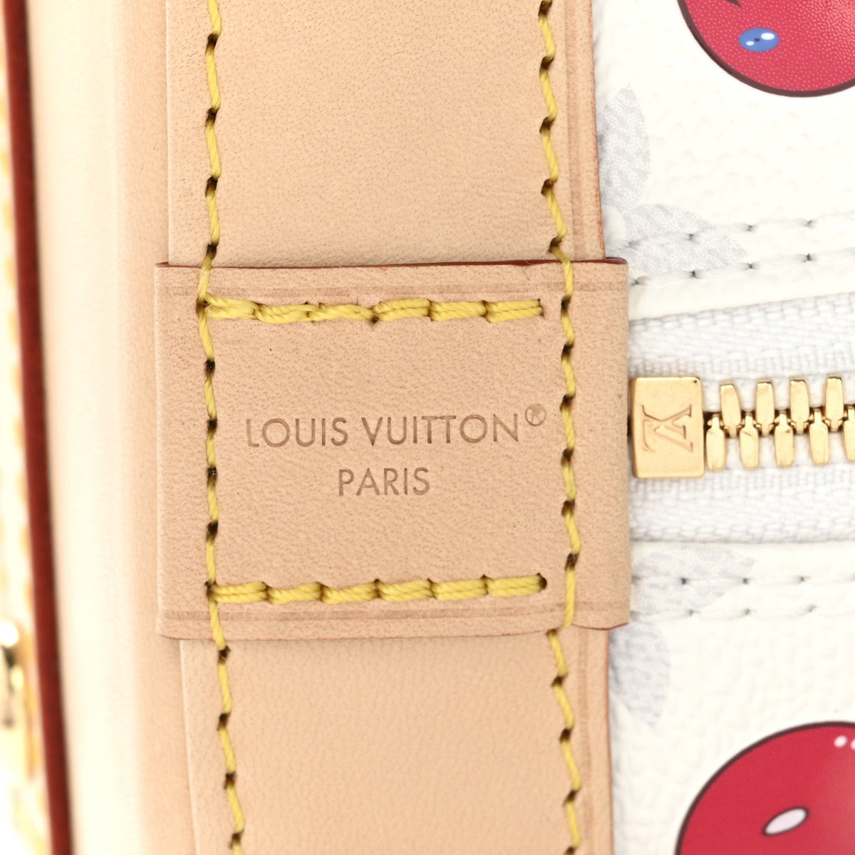 LV X TM Monogram Cerises Alma BB White