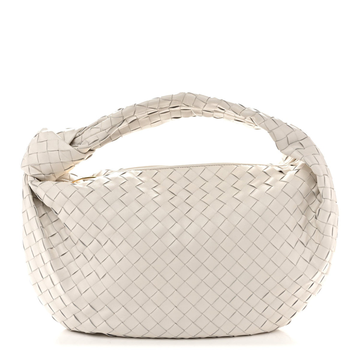 Nappa Intrecciato Small Jodie Hobo White
