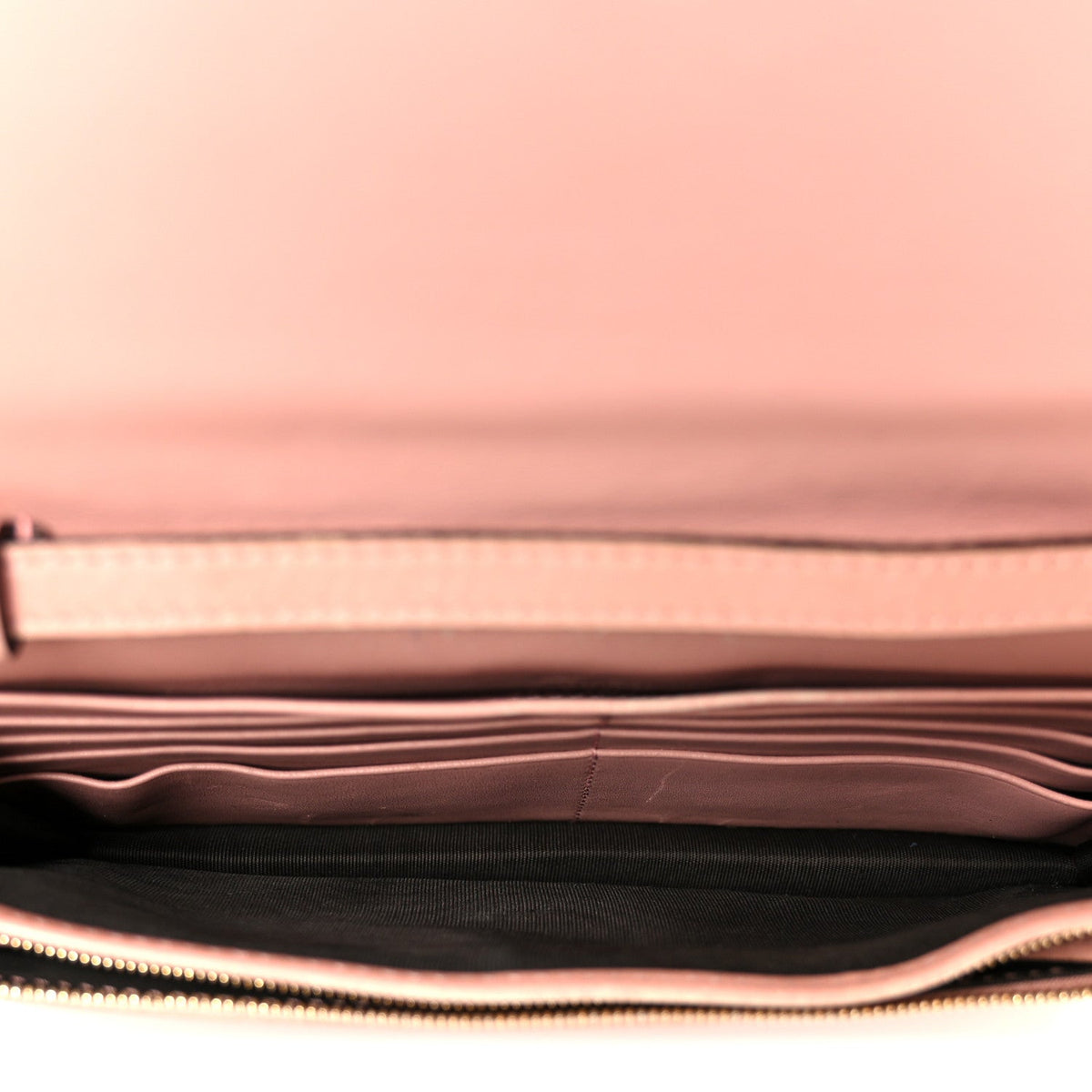 Microguccissima Crossbody Wallet Brown