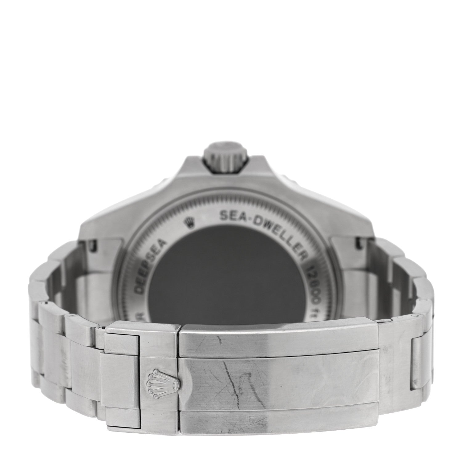 Stainless Steel 44mm Oyster Perpetual Date Sea-Dweller Deepsea Watch Black 116660