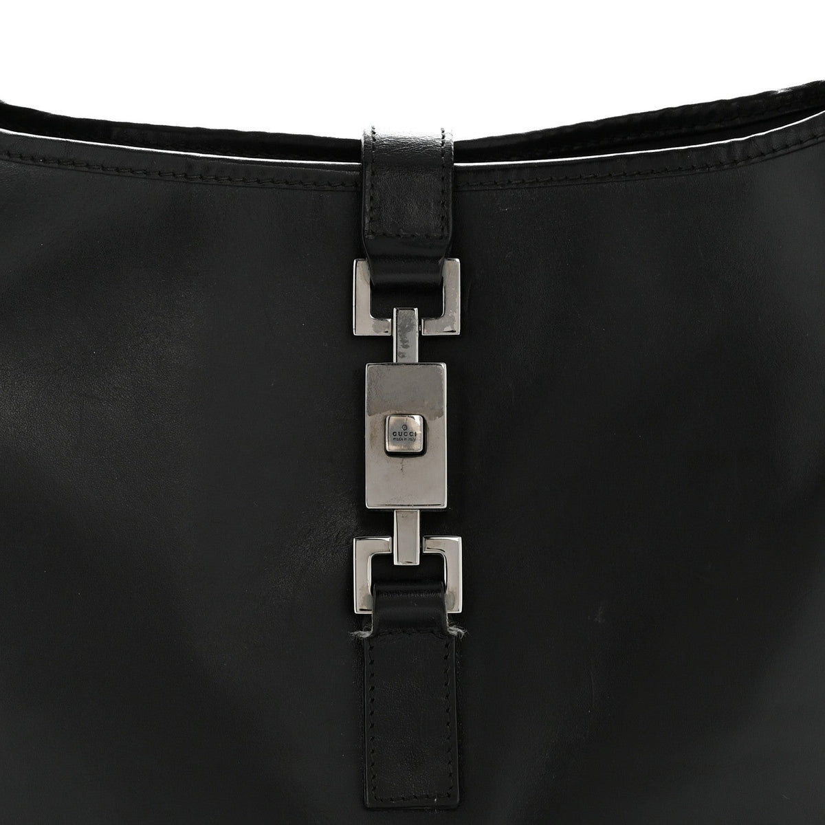 Calfskin Small Jackie O Hobo Black