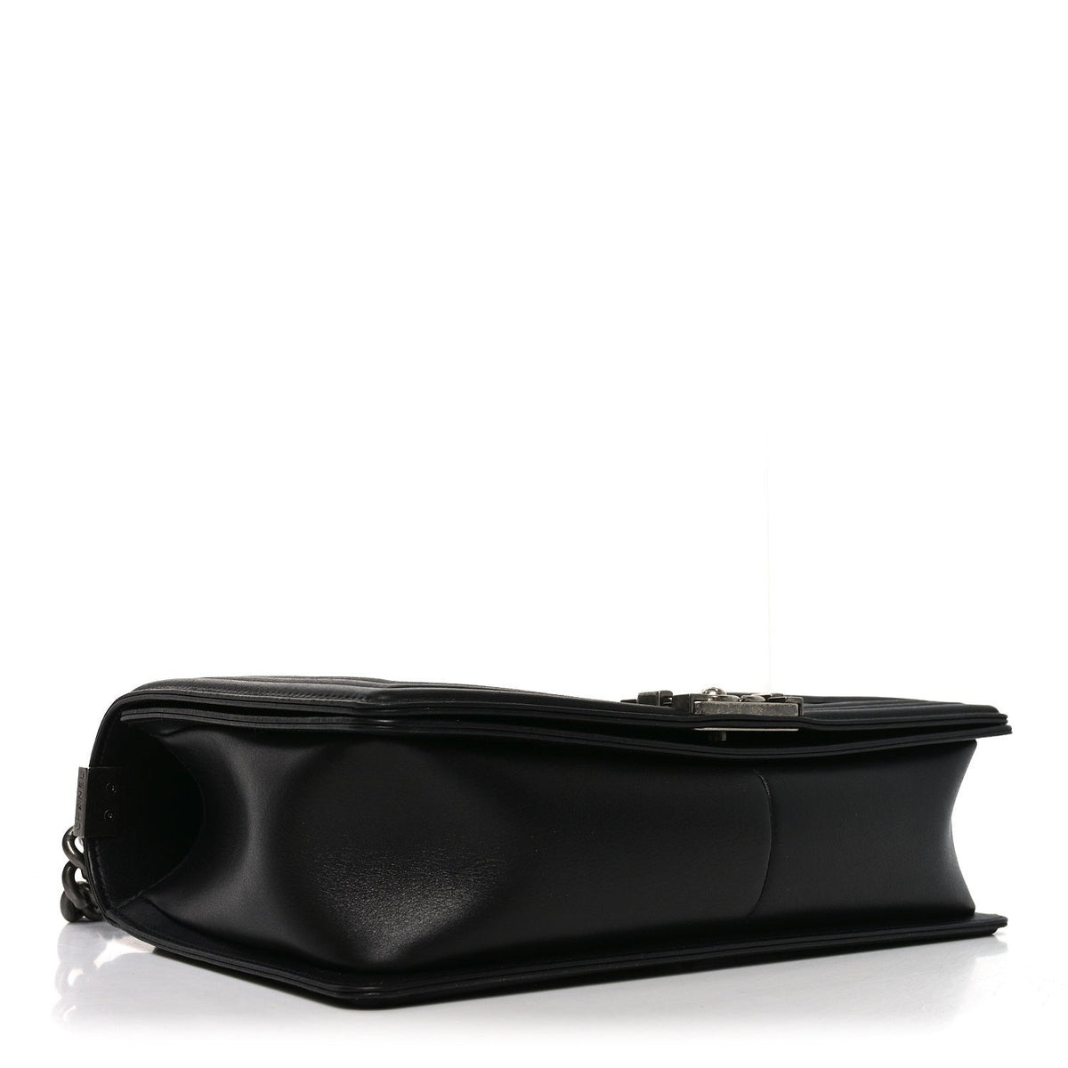 Calfskin Quilted New Medium Boy Flap Black