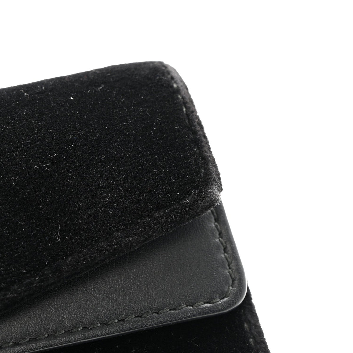 Velvet Super Mini Dionysus Shoulder Bag Black