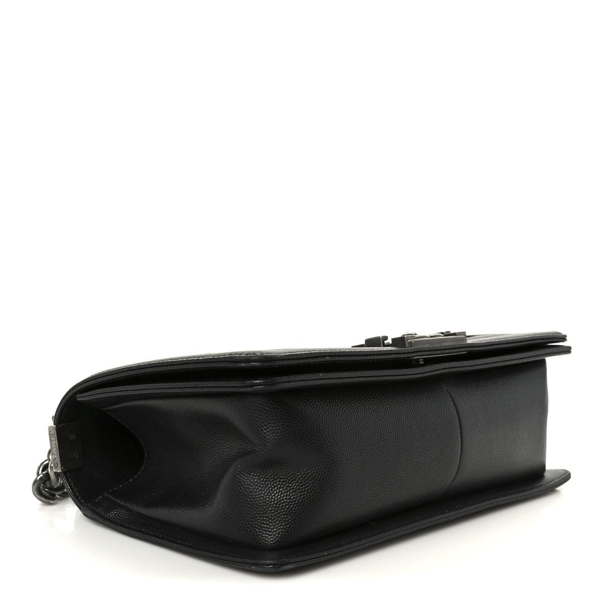 Caviar Quilted Medium Boy Flap Black