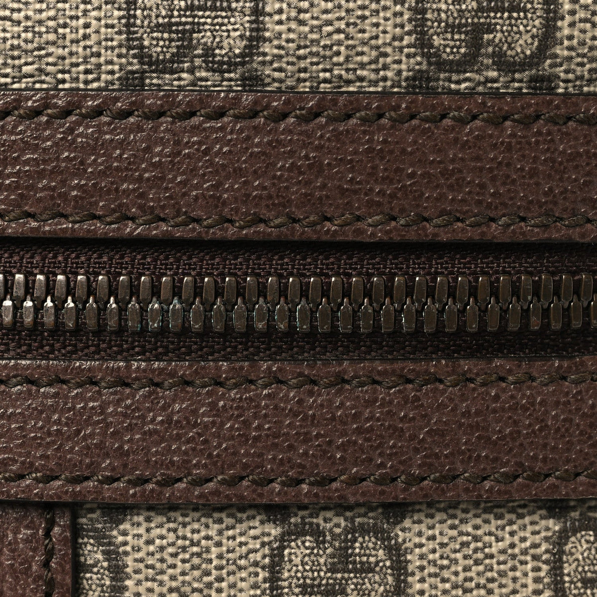 GG Supreme Monogram Web Small Ophidia Messenger Bag Brown