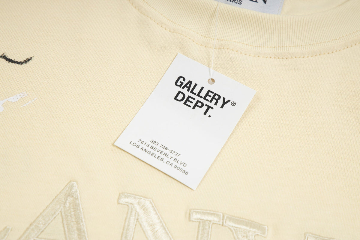 Gallery Dept X LANVIN Hand drawn doodle splash ink letters TEE