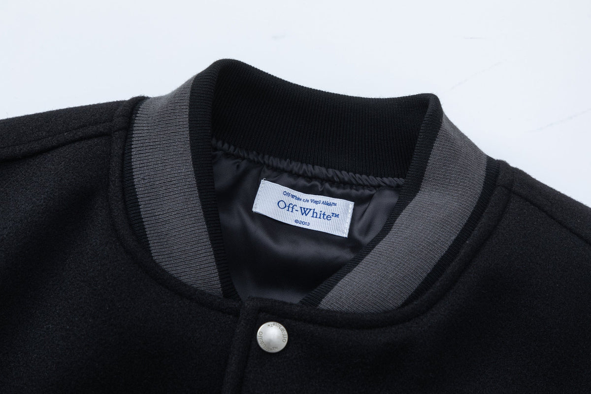 OFF WHITE Golf Varsity Jacket