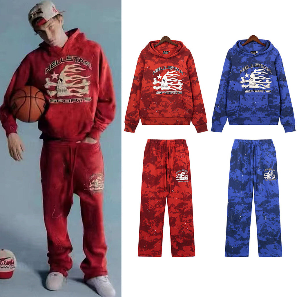 Hellstar Sports Tie-Dye Skull pants