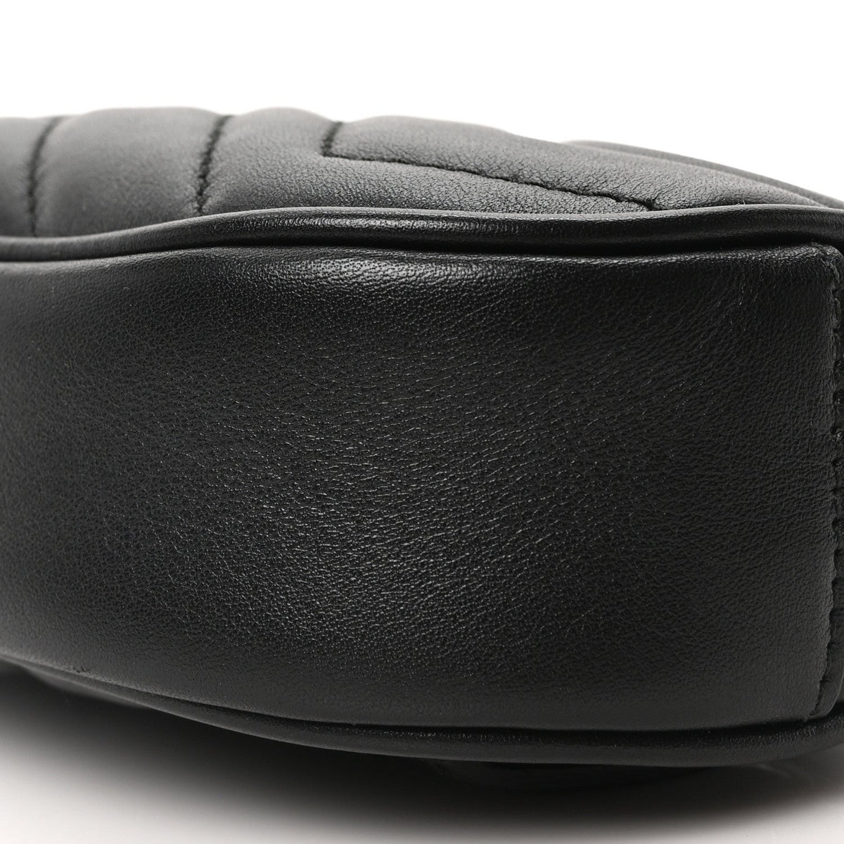 Calfskin Matelasse GG Marmont Belt Bag 95 38 Black