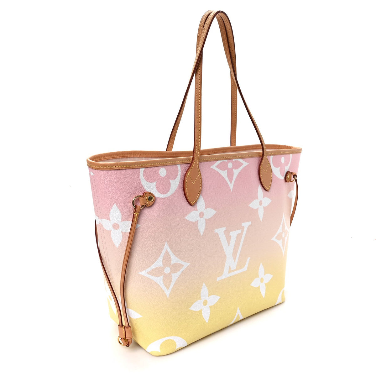 Monogram Giant By The Pool Neverfull MM Light Pink
