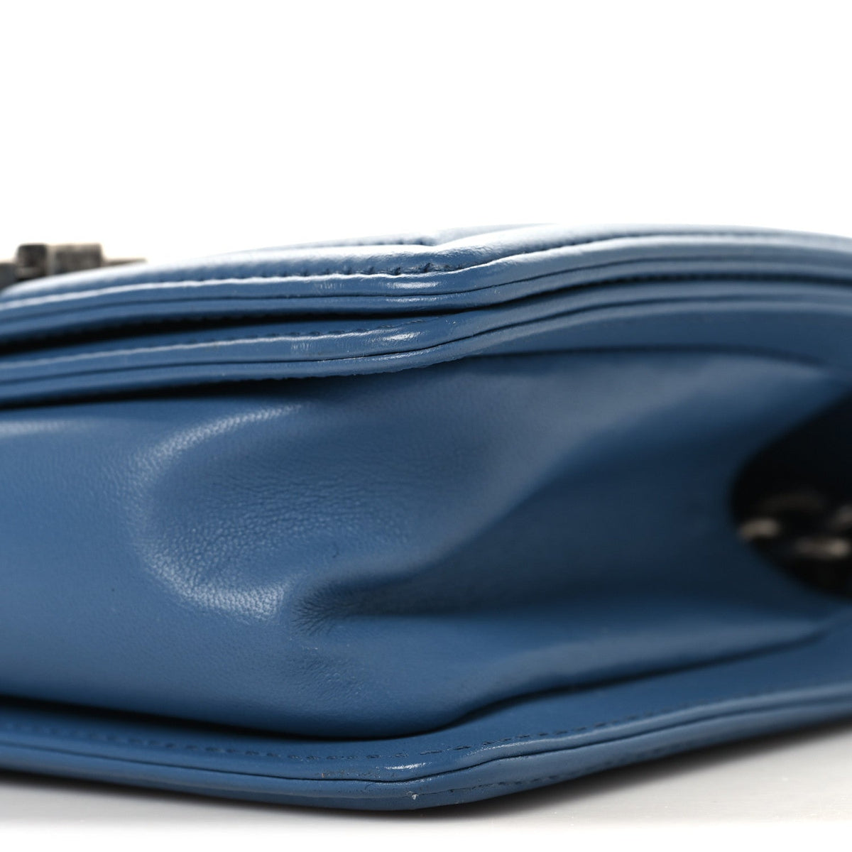 Galuchat Stingray Small Boy Flap Blue