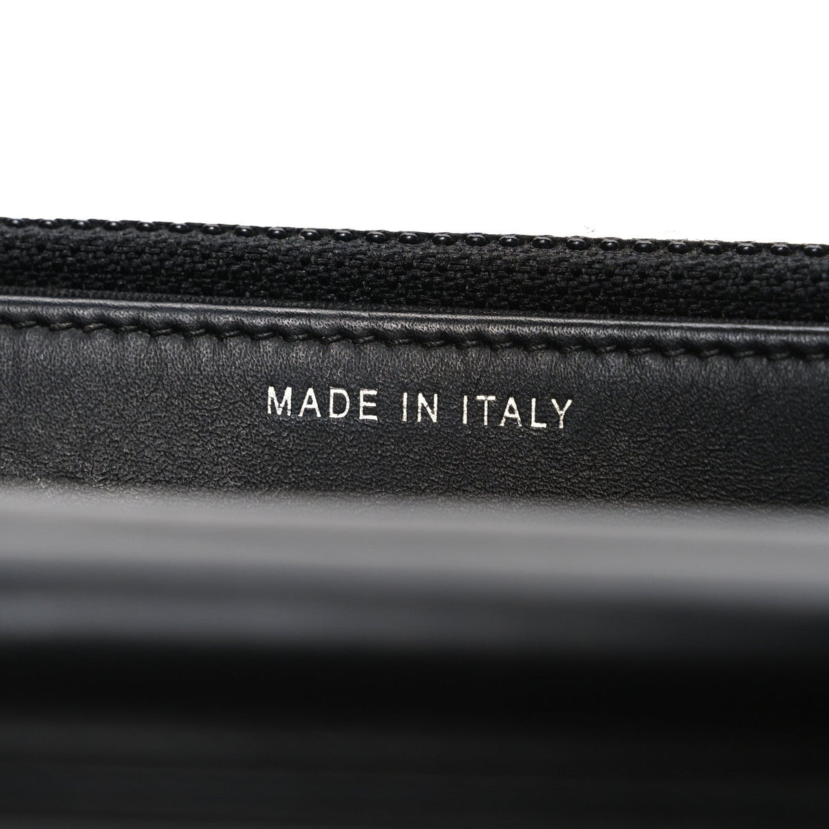 Lambskin Camellia Studded Wallet on Chain WOC Black