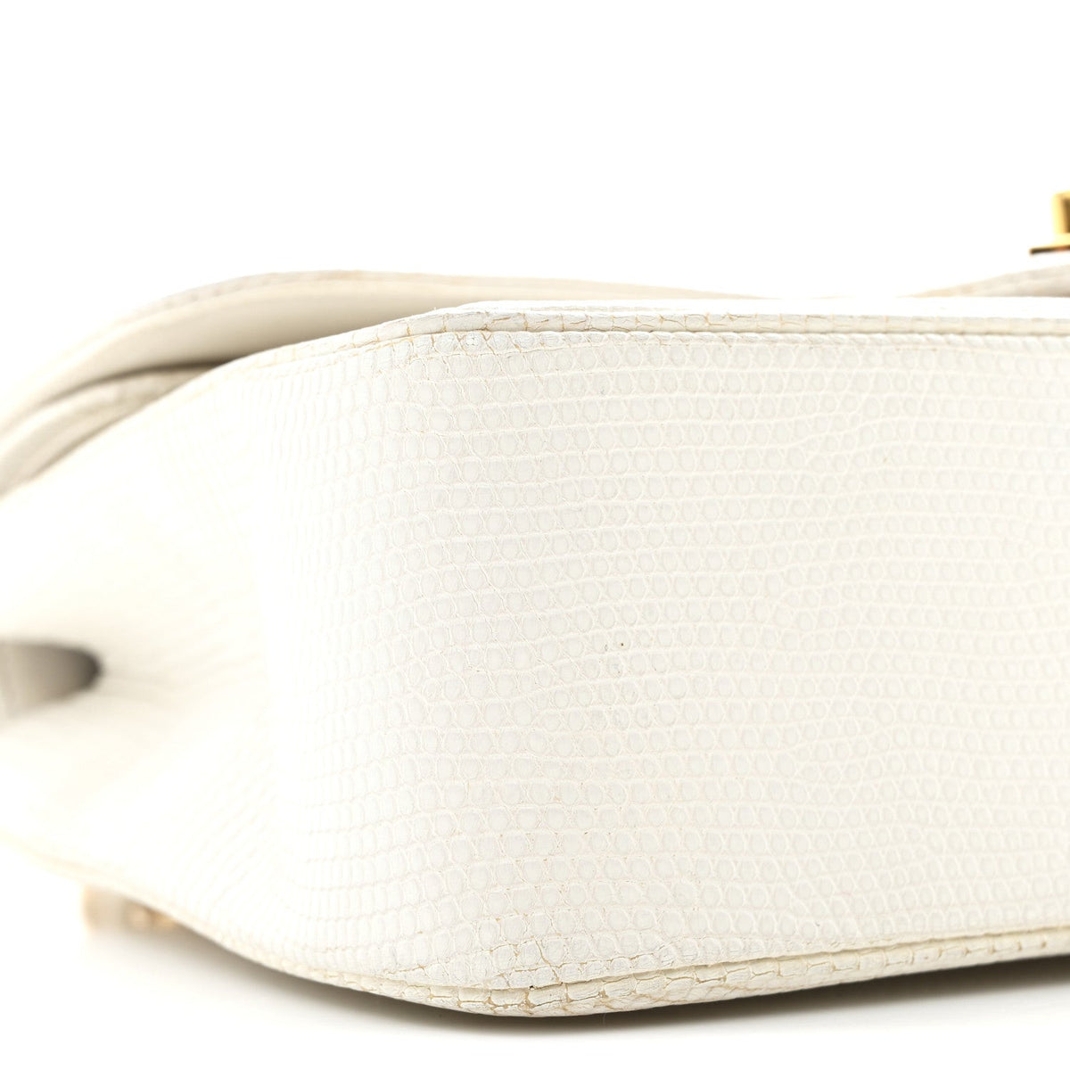 Lizard Small Double Flap White