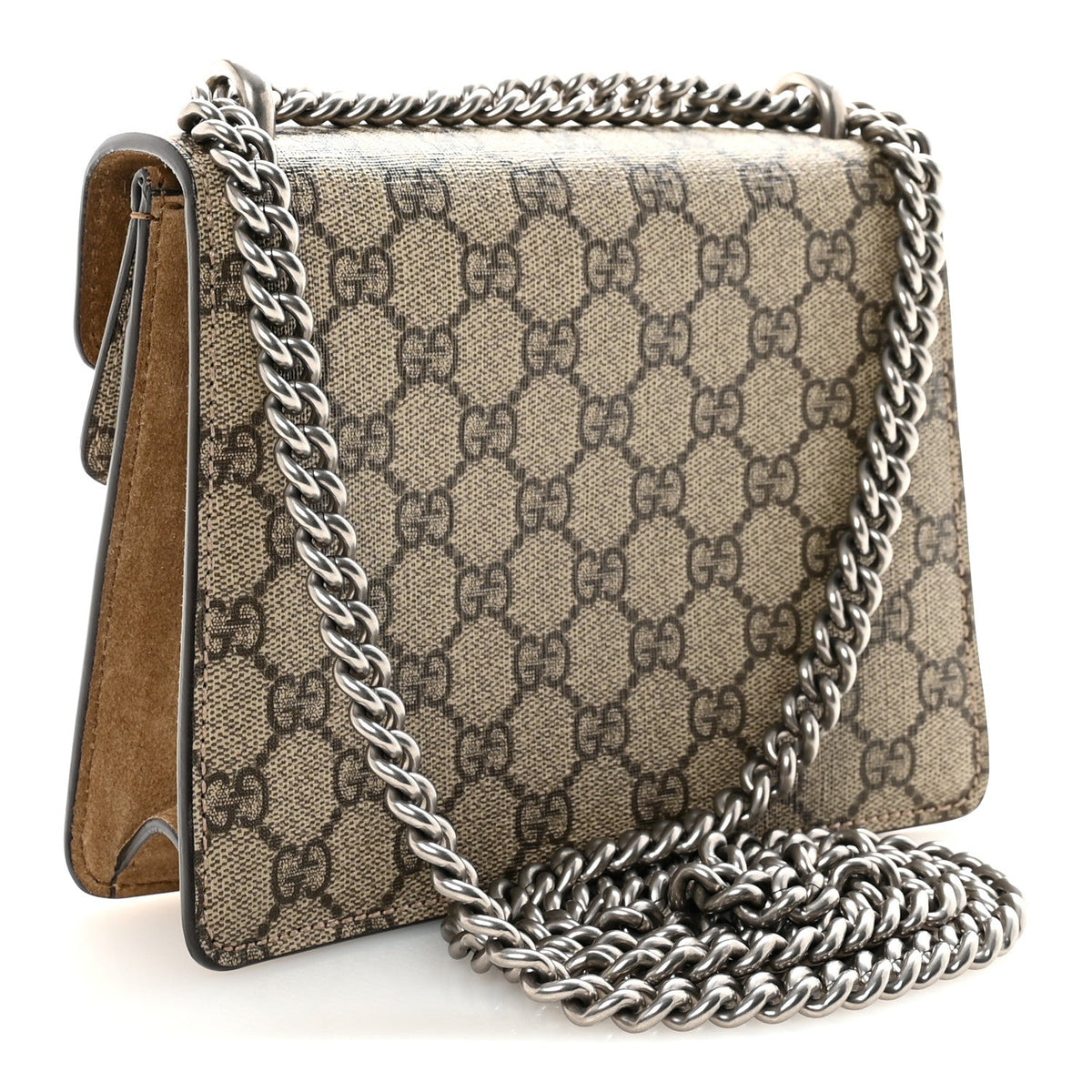 GG Supreme Monogram Mini Dionysus Shoulder Bag Taupe