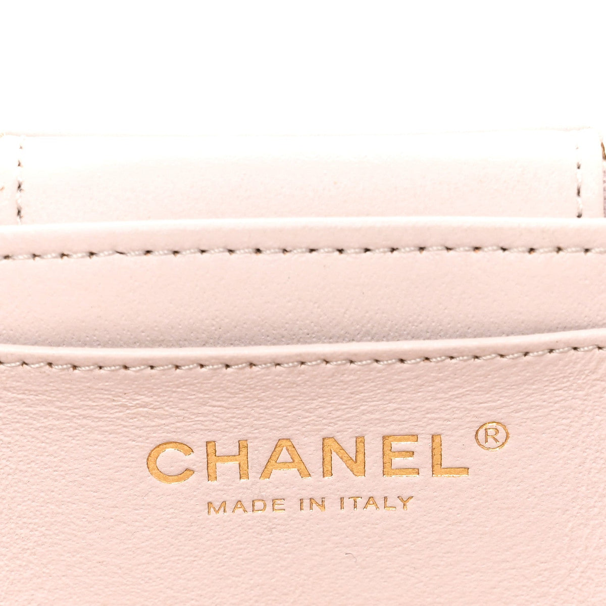 Lambskin Quilted Trendy Vanity Case Lilac