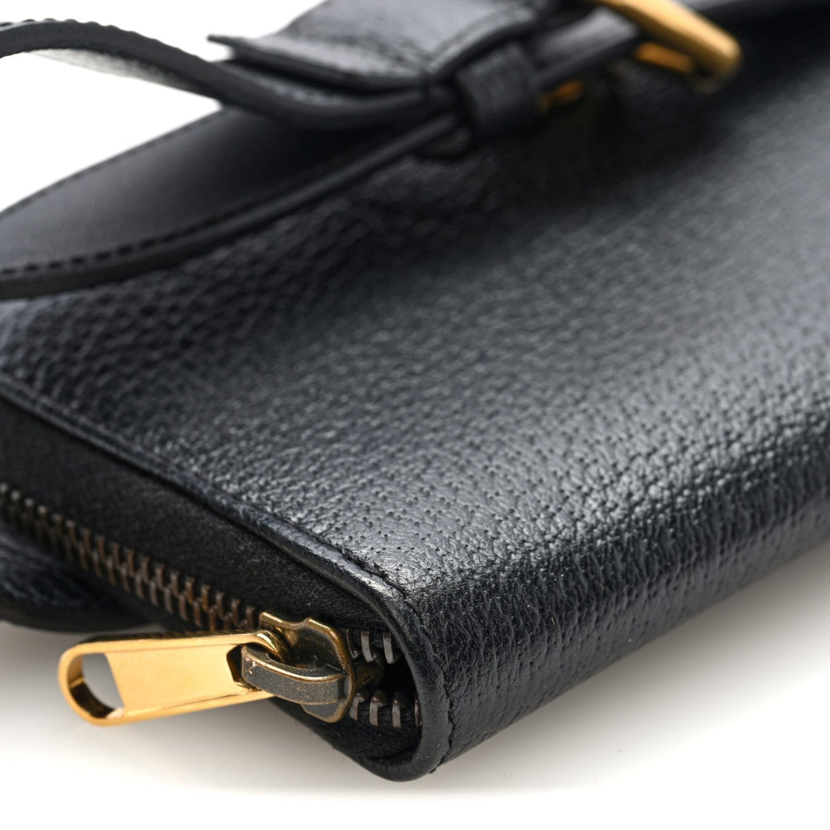Calfskin GG Marmont Double Belt Bag 70 28 Black