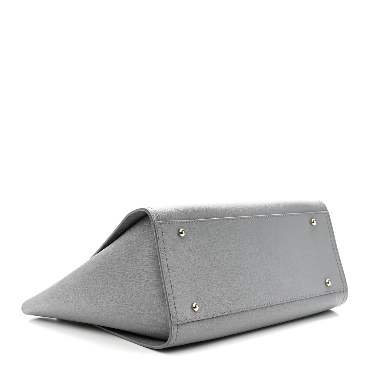 Caviar Studded Medium Deauville Tote Grey