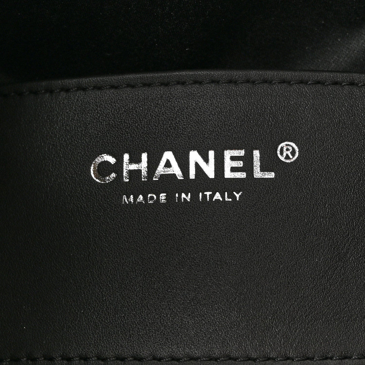 Shiny Crumpled Calfskin Quilted Small Chanel 25 Handbag Black