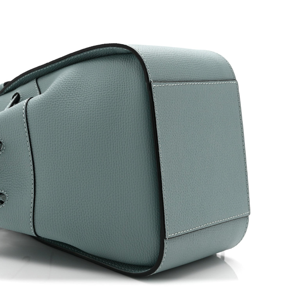 Pebble Grain Calfskin Mini Hammock Shoulder Bag Light Blue