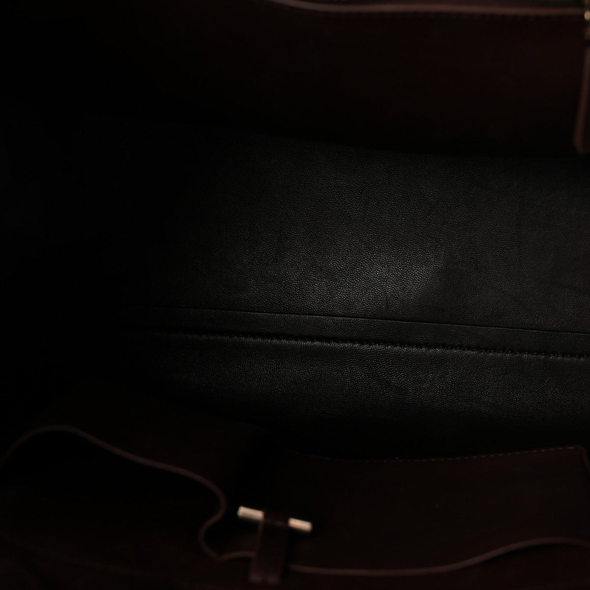 Polished Saddle Calfskin Soft Margaux Belt 15 Burgundy