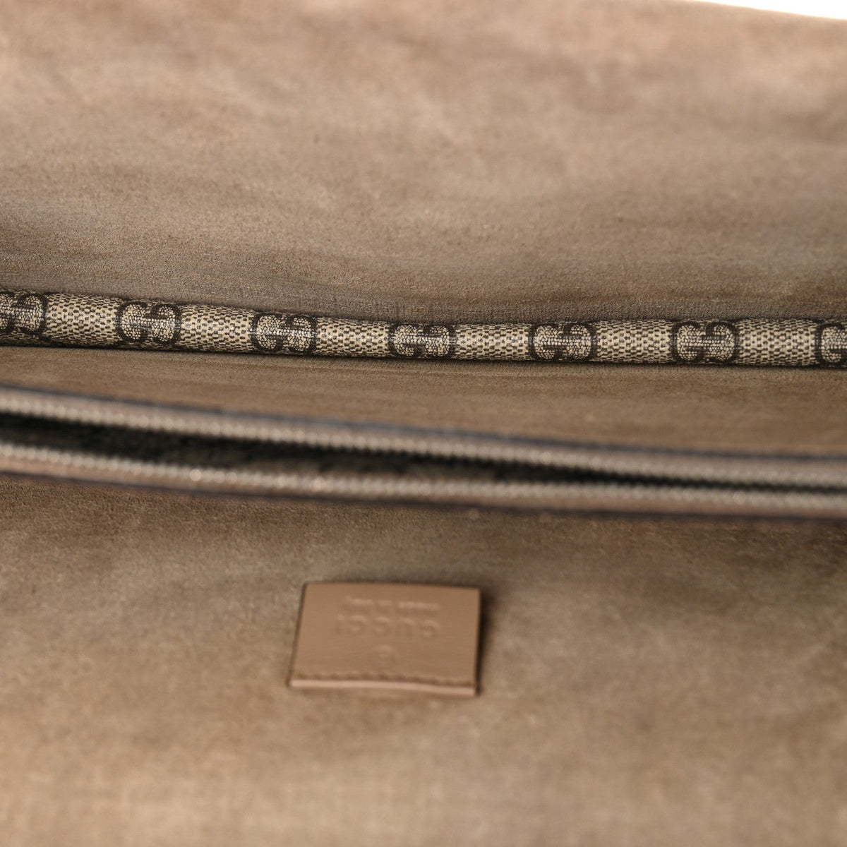 GG Supreme Monogram Small Dionysus Shoulder Bag Taupe