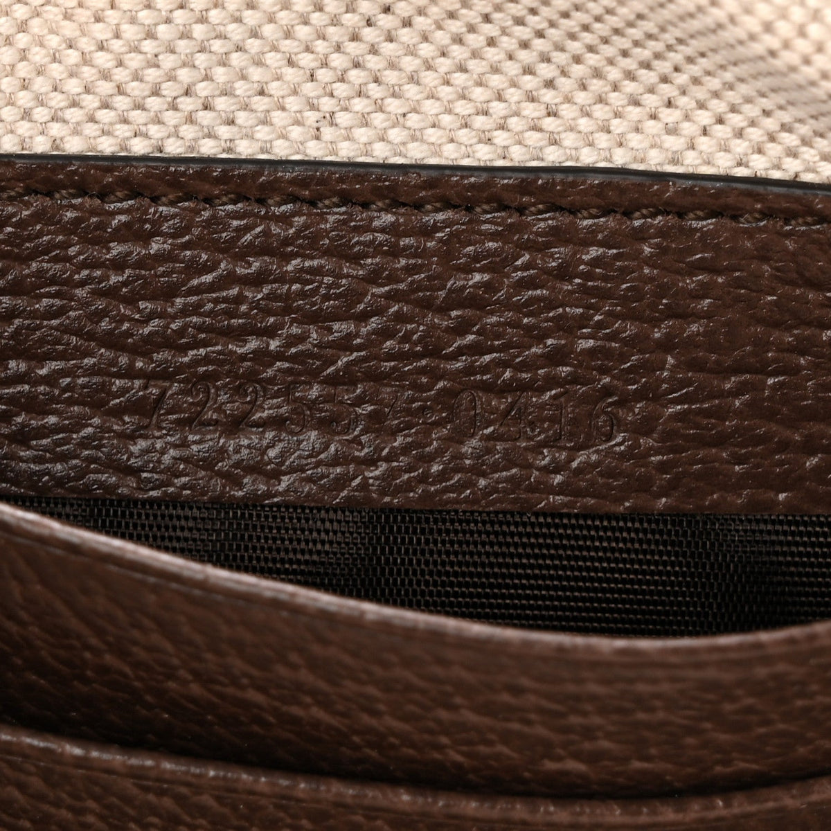 GG Supreme Monogram Textured Dollar Calfskin Web Mini Ophidia Convertible Shoulder Bag Beige Ebony New Acero