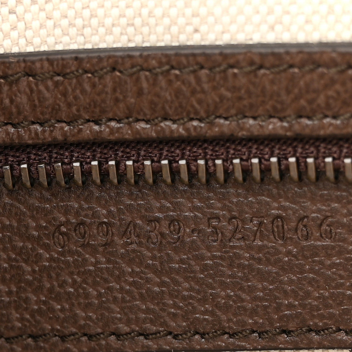 GG Supreme Monogram Textured Dollar Calfskin Web Ophidia Wristlet Shoulder Bag Beige Ebony New Acero