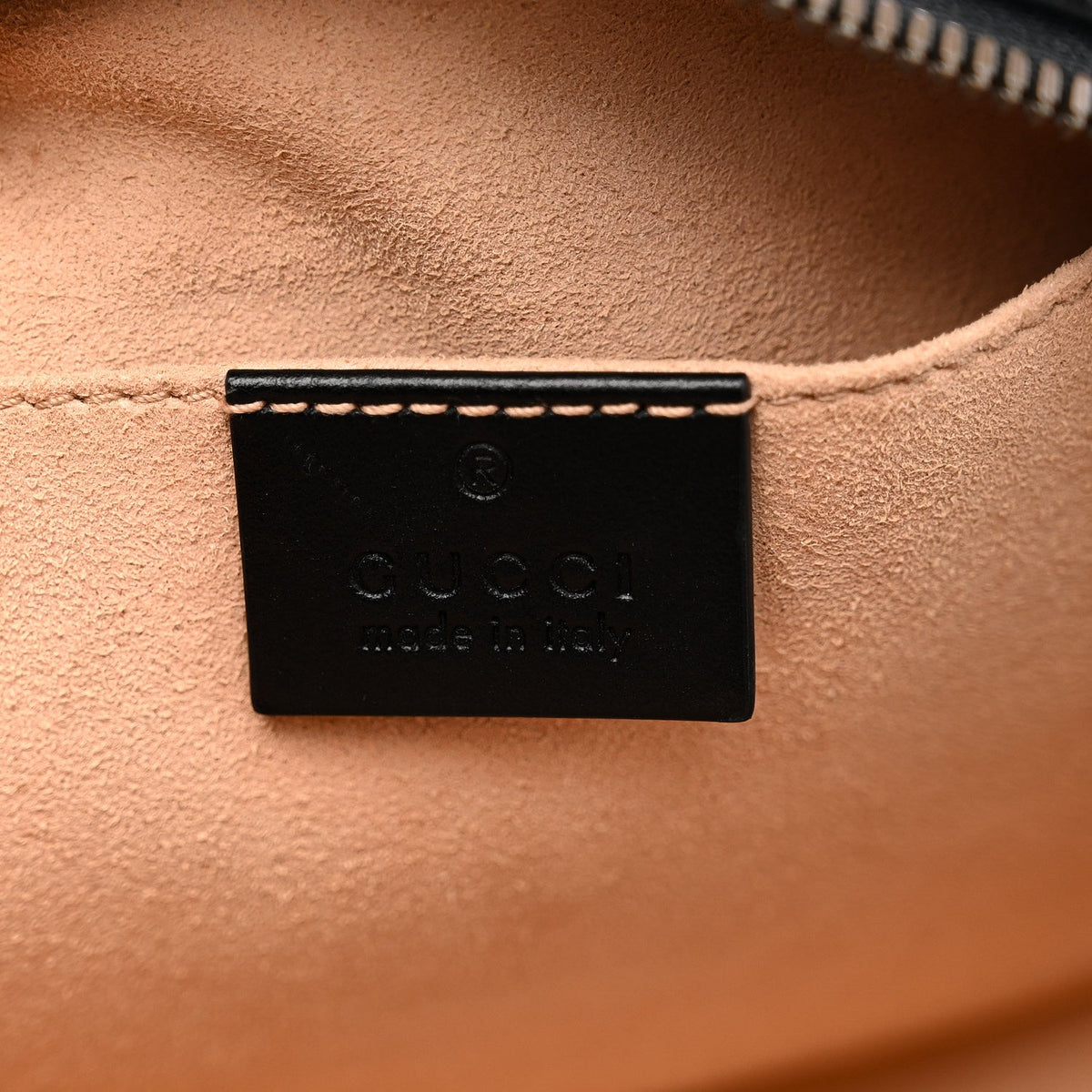 Calfskin Matelasse Small GG Marmont Chain Shoulder Bag Black