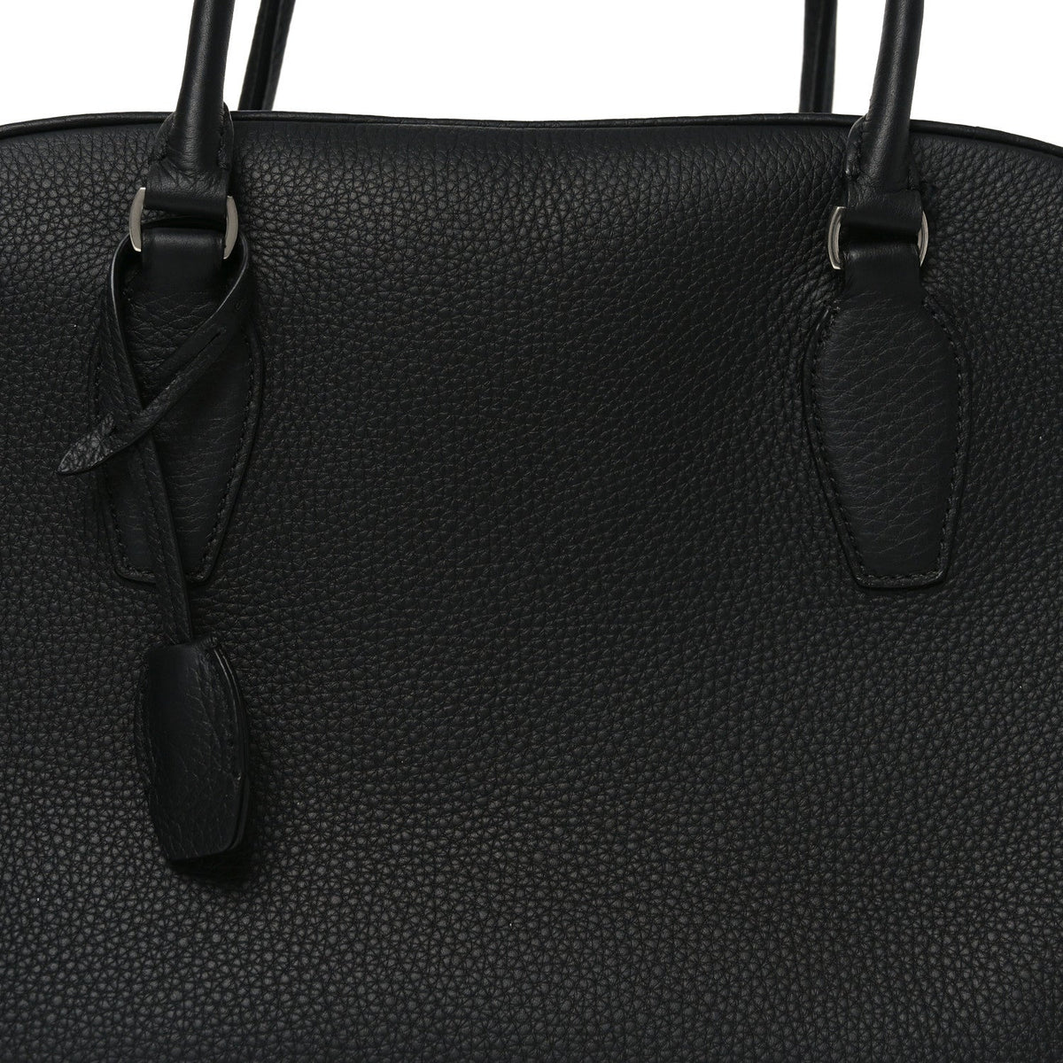 Matte Grained Calfskin India 15.75 Black