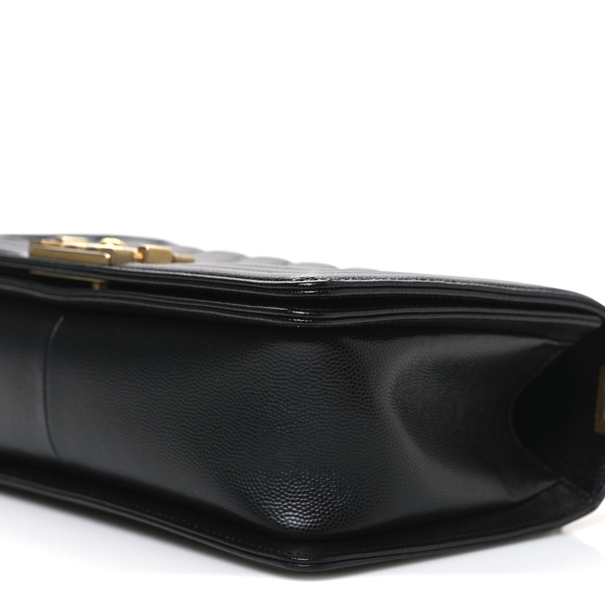 Caviar Quilted Medium Boy Flap Black