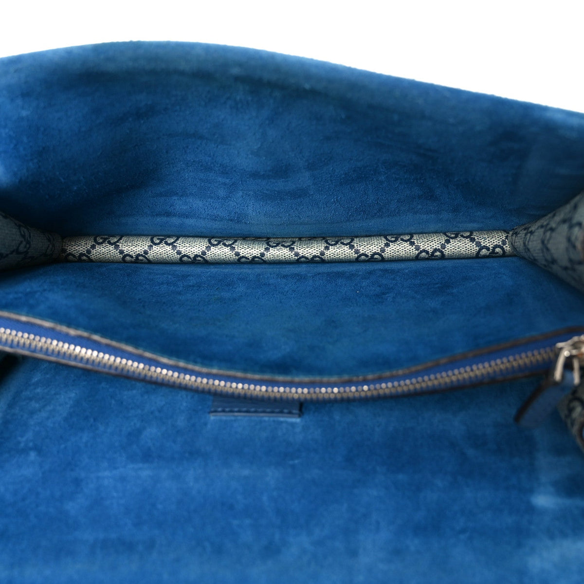 GG Supreme Monogram Blooms Small Dionysus Shoulder Bag Beige Navy Vintage Blue