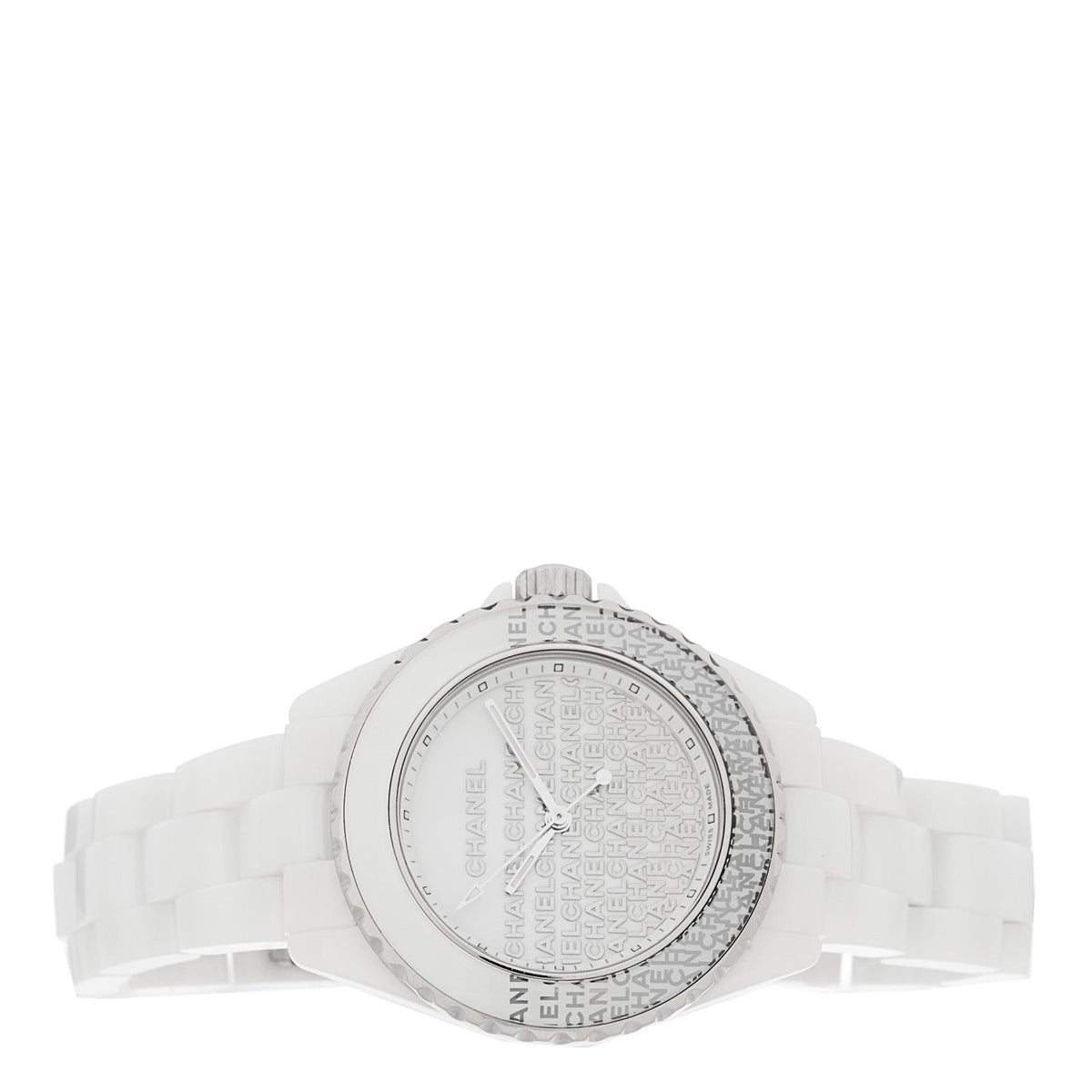 Stainless Steel Ceramic 33mm J12 Wanted de Chanel Limited Edition Automatic Watch White