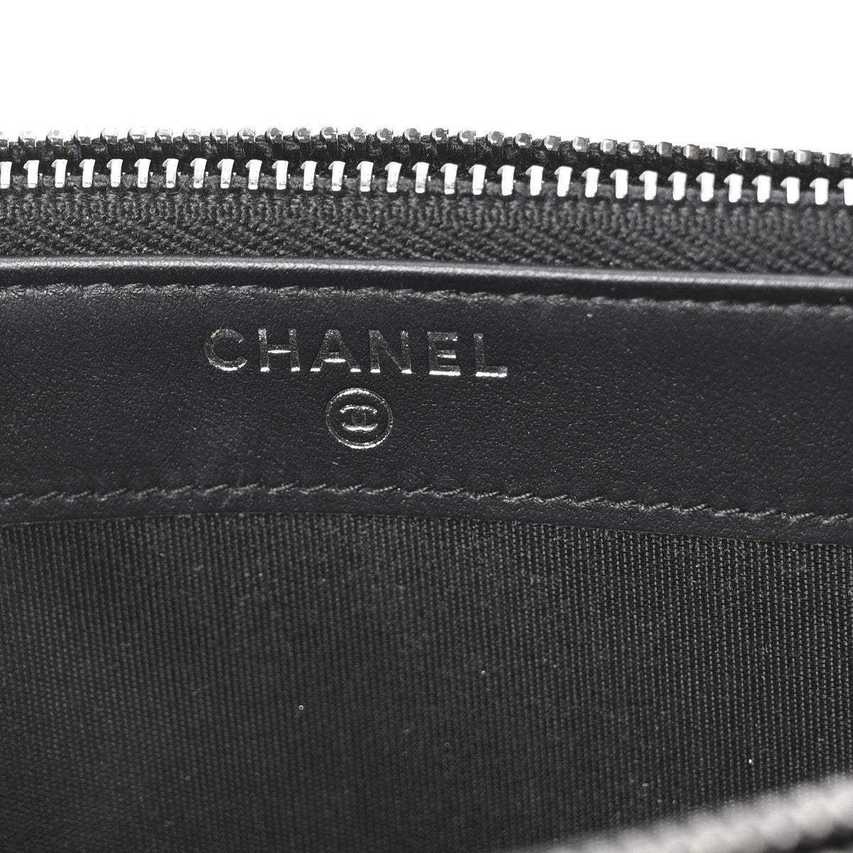 Grained Calfskin Quilted Boy Phone Holder Wallet On Chain Black