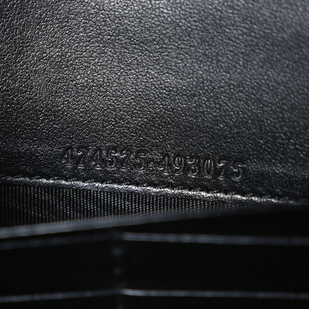 Calfskin Matelasse GG Marmont Chain Wallet Black