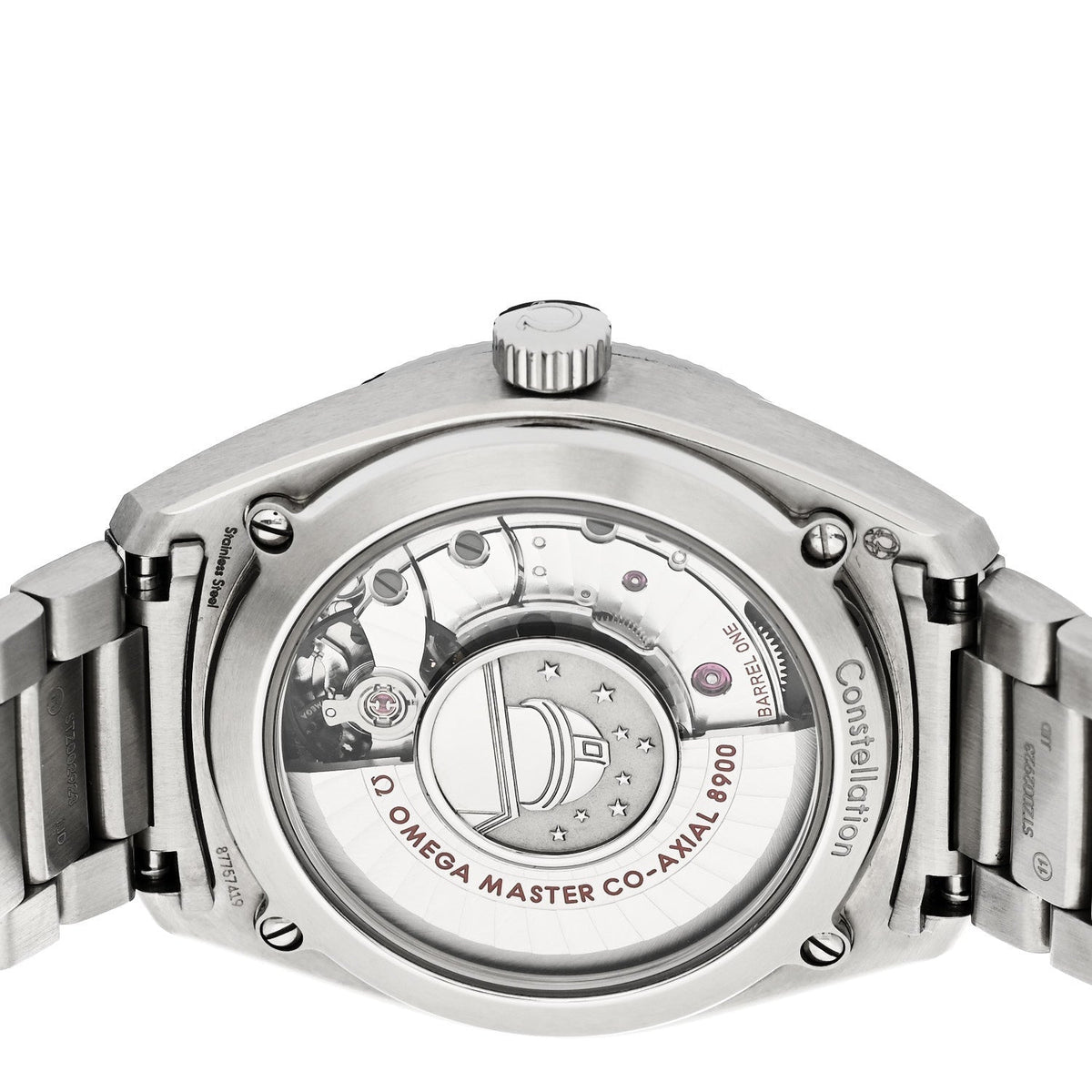 Stainless Steel 39mm Constellation Globemaster Co-Axial Master Chronometer Automatic Watch Silver 130.30.39.21.02.001
