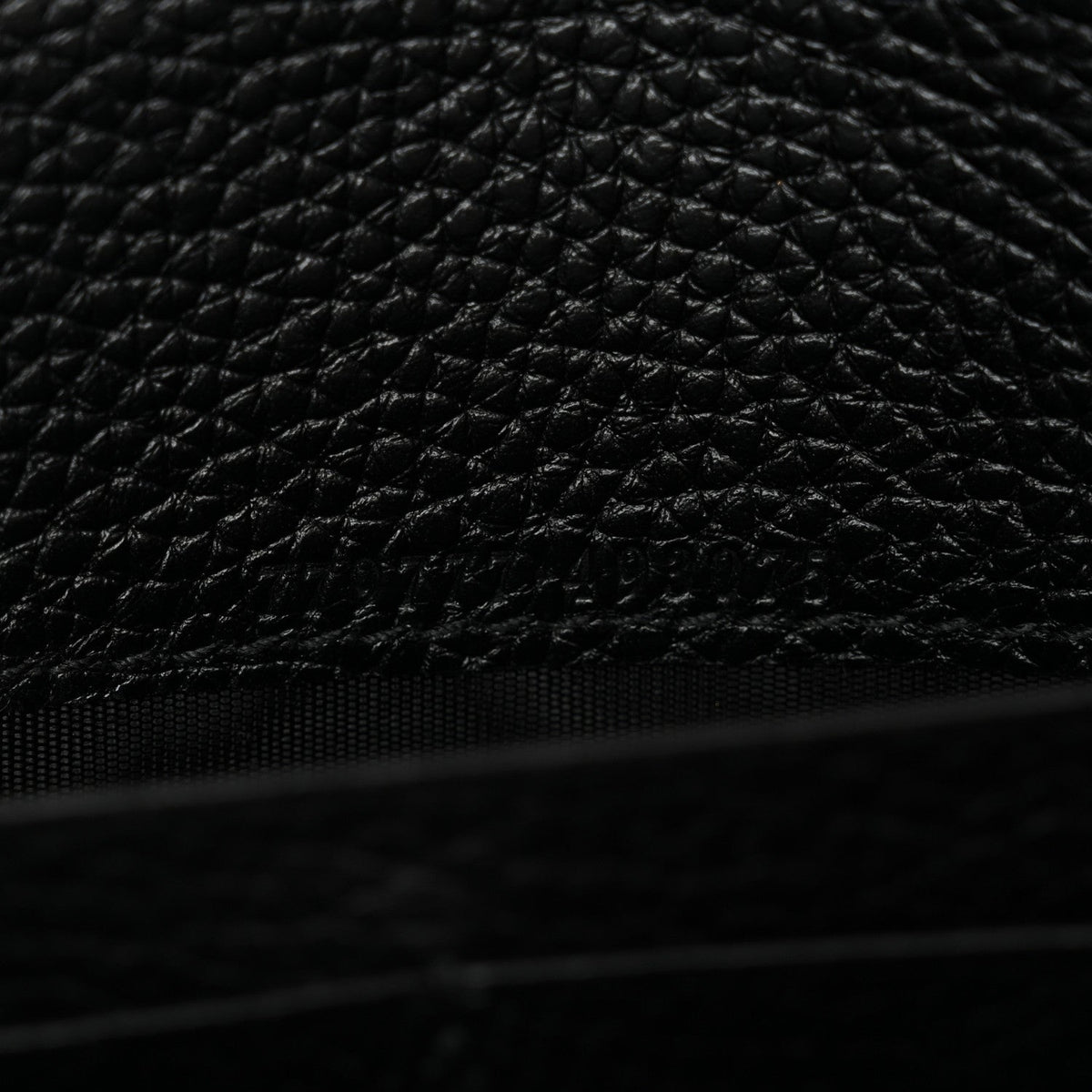 Calfskin GG Marmont Chain Wallet Black