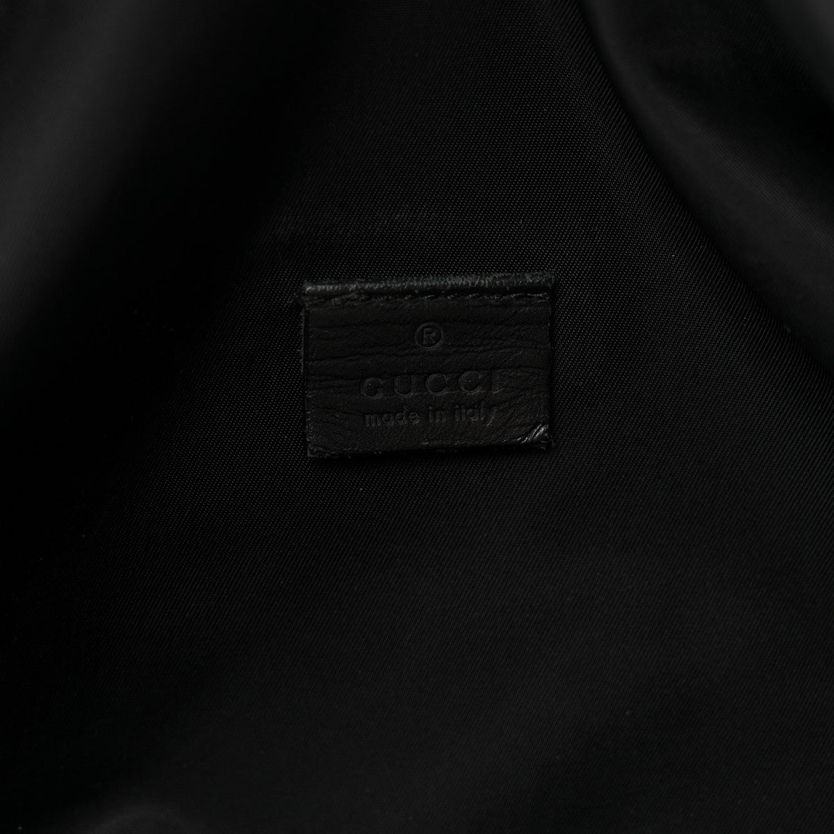 Guccissima Web Belt Bag Black