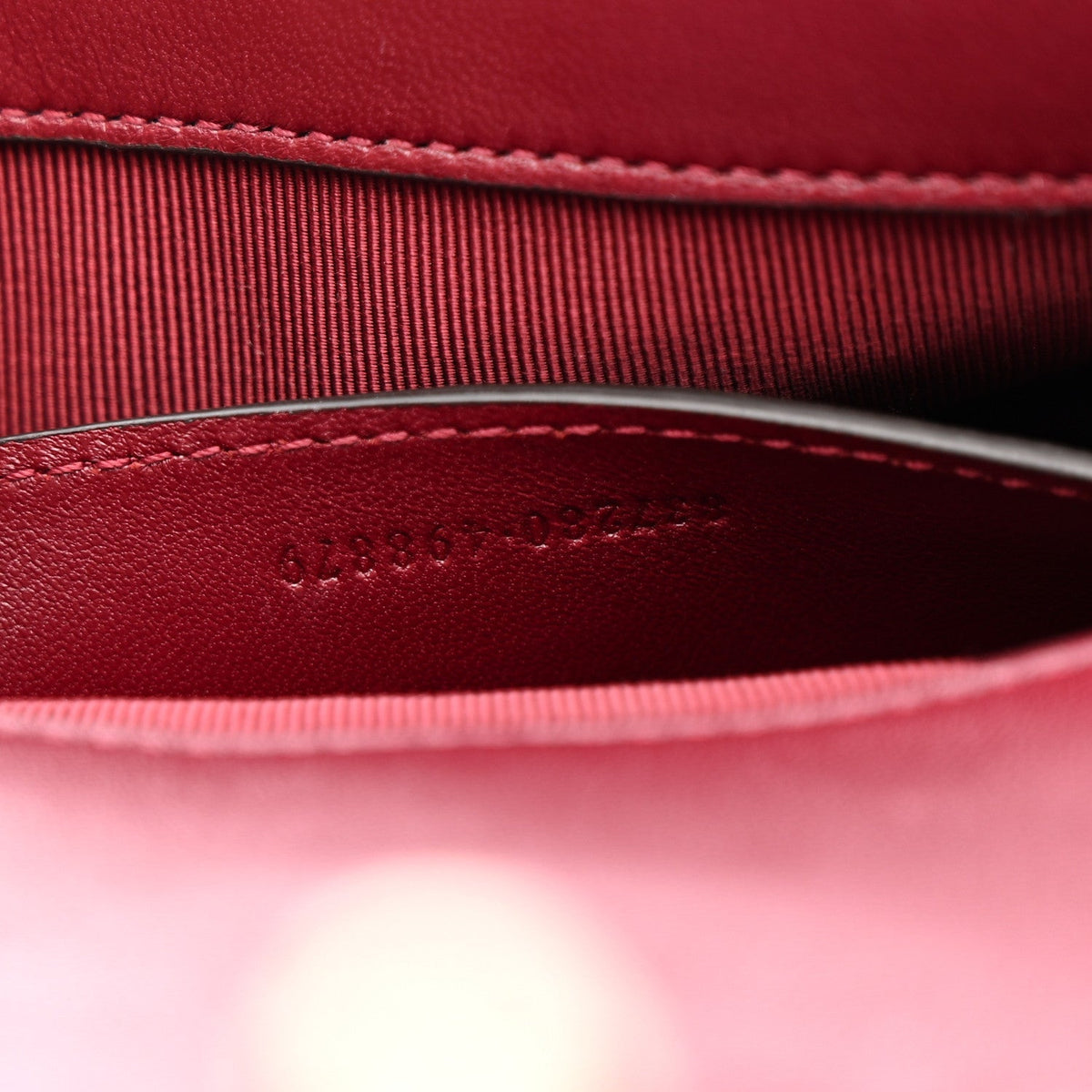 Lambskin Matelasse Small GG Marmont Shoulder Bag Rosso Ancora