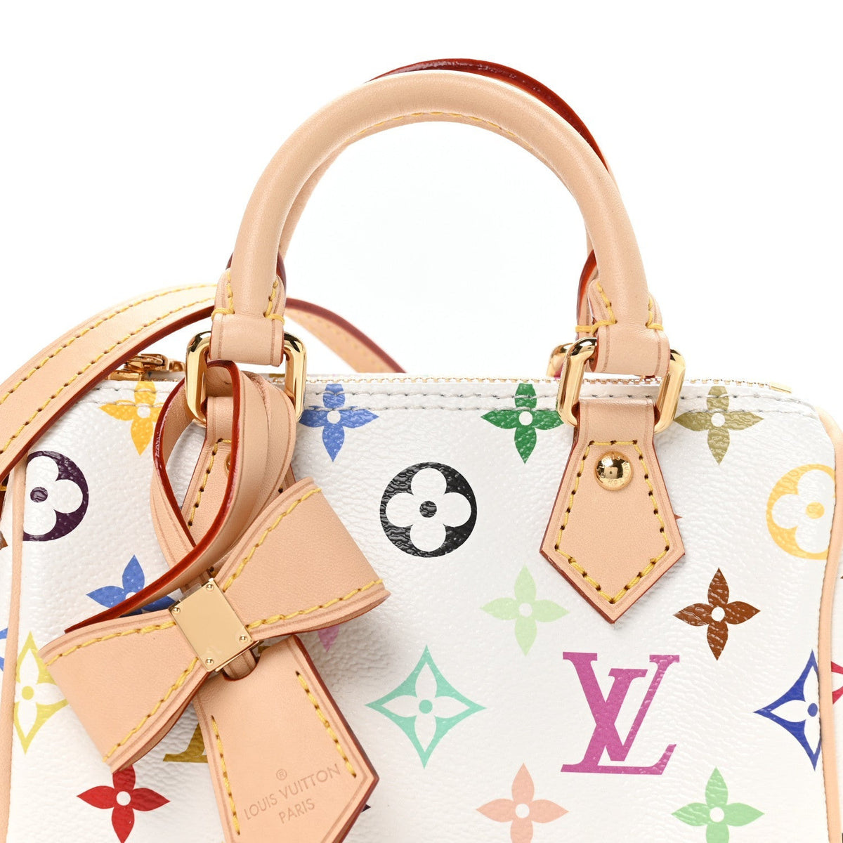 LV X TM Monogram Multicolor Nano Speedy White