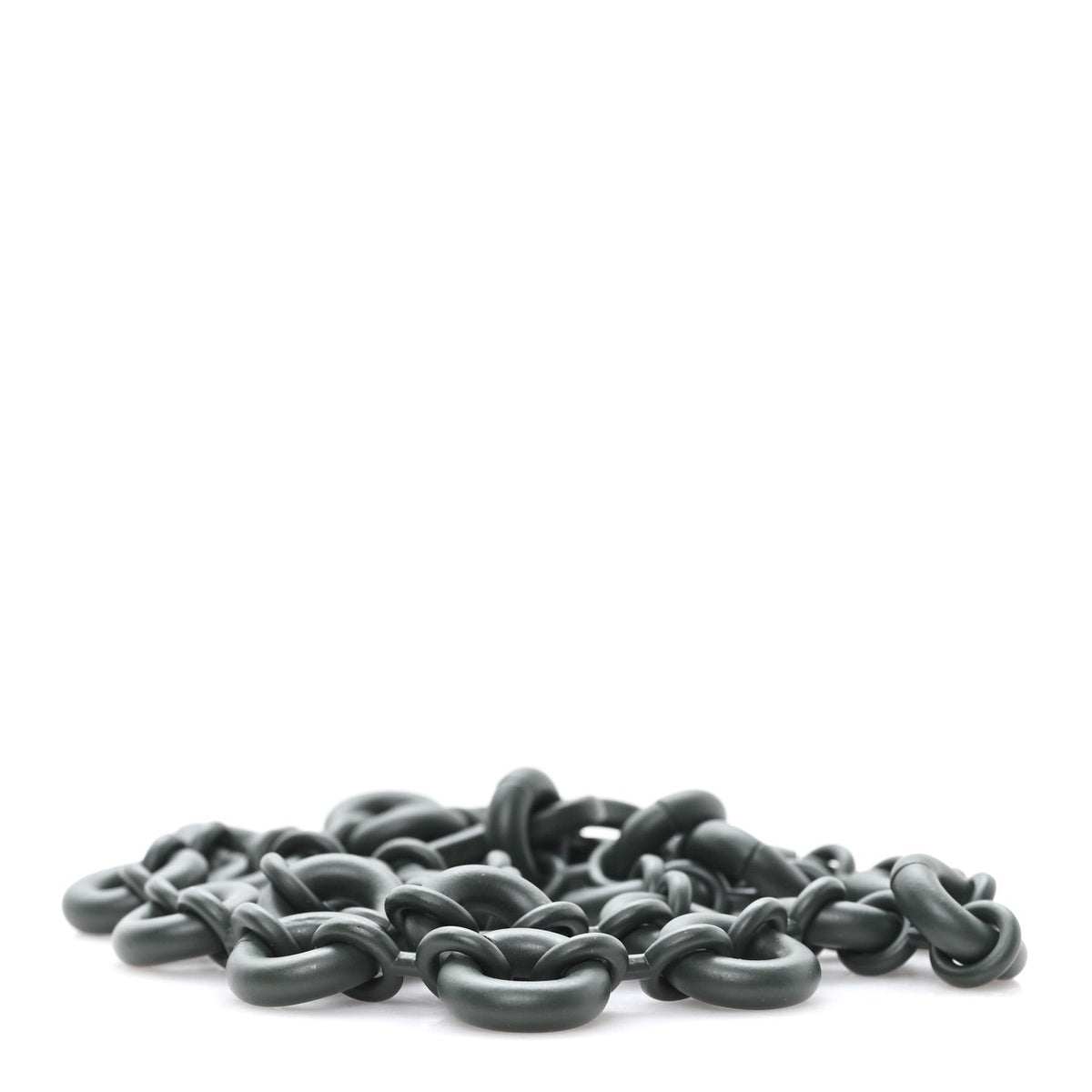 Brass Monochrome Donut Chain Shoulder Strap Olive Green